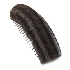 10 Hair Comb Pad Synthetic Hair Pieces Women Natural Daily Use