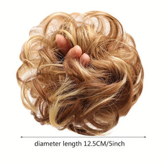 Tousled Updo Bun Scrunchies Messy Hair Extensions For Women Girls