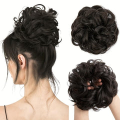 Tousled Updo Bun Scrunchies Messy Hair Extensions For Women Girls