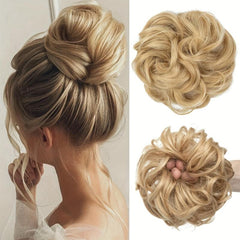 Tousled Updo Bun Scrunchies Messy Hair Extensions For Women Girls