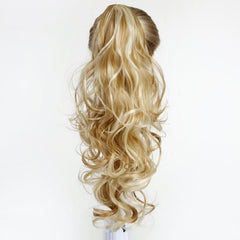 Long Curly Wavy Ponytail Hairpiece Claw Clip Extension for Women