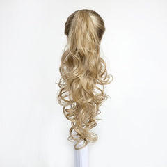 Long Curly Wavy Ponytail Hairpiece Claw Clip Extension for Women