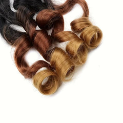 Pre Stretched French Braiding Hair With Curly Ends 45-72 cm
