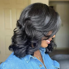 Bob Curly Wigs For Women Heat Resistant Synthetic Wigs