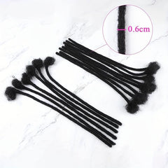 10 Strands Synthetic Crochet Hair Extensions 6 14inch Diameter