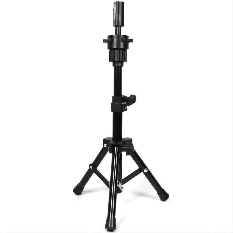 Adjustable Tripod Stand for Hairdressing Training - Secure Wig and Model Holder