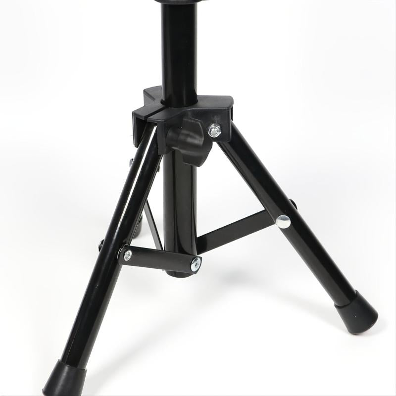 Adjustable Tripod Stand for Hairdressing Training - Secure Wig and Model Holder