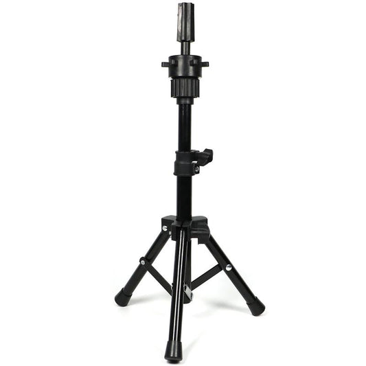 Adjustable Tripod Stand for Hairdressing Training - Secure Wig and Model Holder