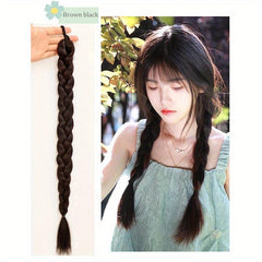 Brown Jumbo Braiding Hair Extensions High Temperature Synthetic Braid Hair
