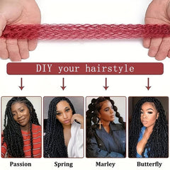 Short Synthetic Hair Braid Extensions 30 48 Cm for Women Girls 1B 613