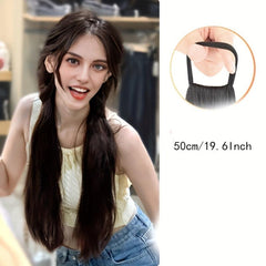 Long Straight Ponytail Extensions Natural Look
