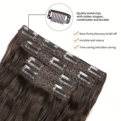 Long Wavy Clip In Hair Extensions for Women Synthetic Hair Stunning Look