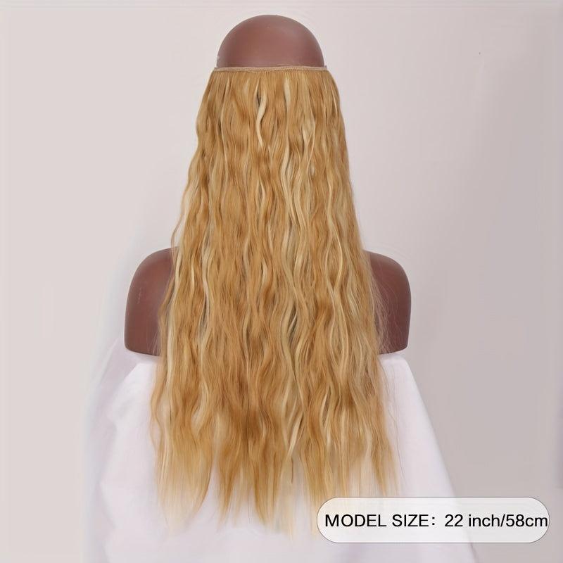 Invisible Seamless Water Wave Hair Extensions - Natural Looking Curly Hair