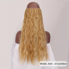 Invisible Seamless Water Wave Hair Extensions - Natural Looking Curly Hair
