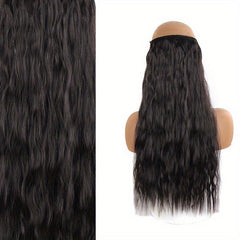 Invisible Seamless Water Wave Hair Extensions - Natural Looking Curly Hair