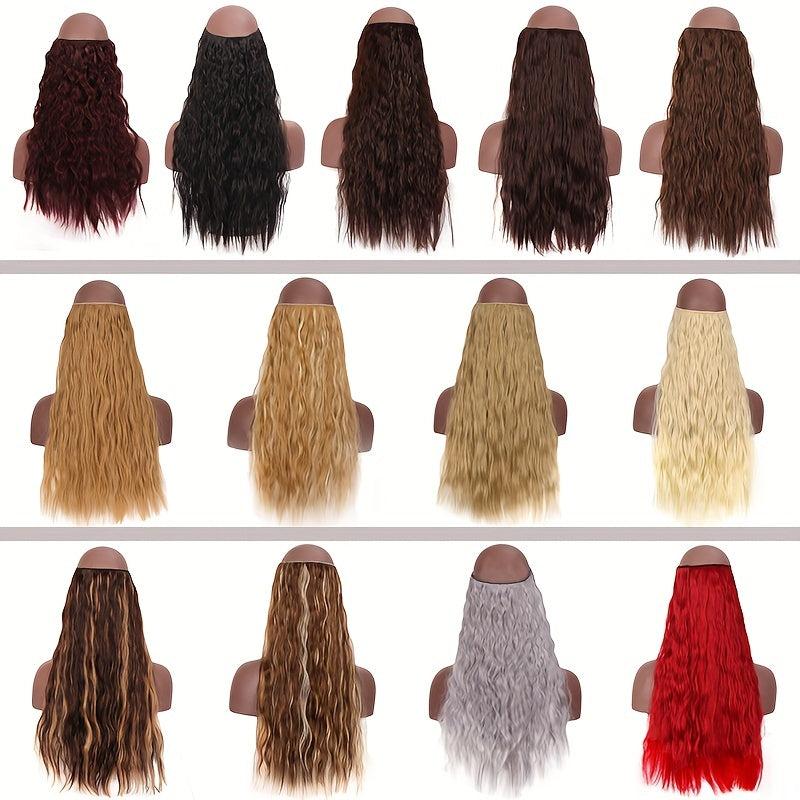 Invisible Seamless Water Wave Hair Extensions - Natural Looking Curly Hair