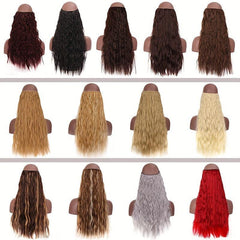 Invisible Seamless Water Wave Hair Extensions - Natural Looking Curly Hair