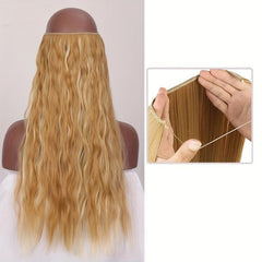 Invisible Seamless Water Wave Hair Extensions - Natural Looking Curly Hair