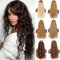 Invisible Seamless Water Wave Hair Extensions - Natural Looking Curly Hair
