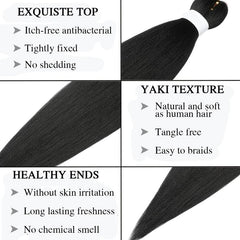 Pre Stretched Braiding Hair Long Braid Extensions