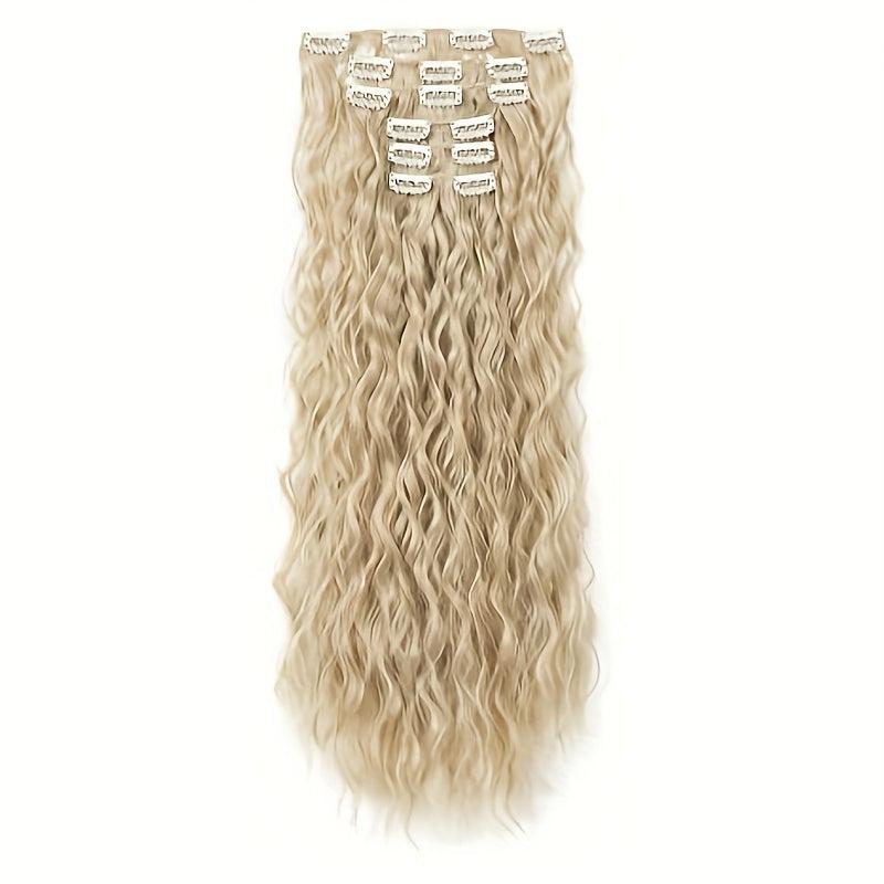 6pcs Curly Wavy Hair Extensions 60-96cm Long
