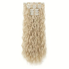 6pcs Curly Wavy Hair Extensions 60-96cm Long