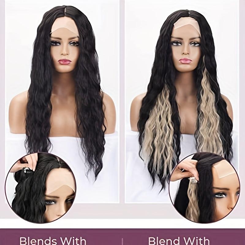 6pcs Curly Wavy Hair Extensions 60-96cm Long