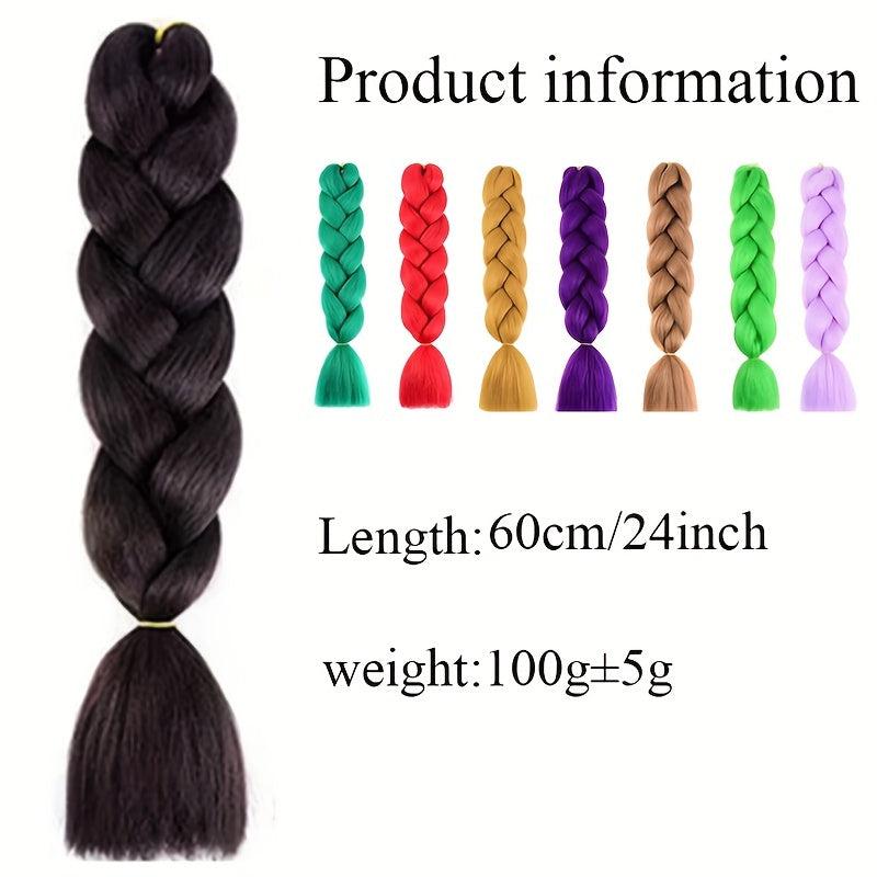 Synthetic Jumbo Braid Ombre Hair Extensions 60-96 cm