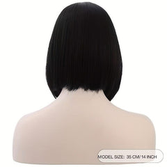 Short Bob Headband Wig for Women 56cm Straight Heat Resistant Synthetic Wig