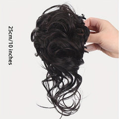 Messy Donut Hair Buns Updo Chignon Synthetic Clip In Hair Extensions