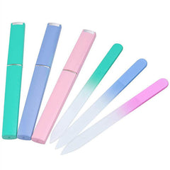 3pcs Crystal Glass Nail File Kit for Women Manicure Pedicure Care