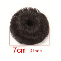 Girl's Synthetic Hair Bun Chignon Clip Hair Accessories