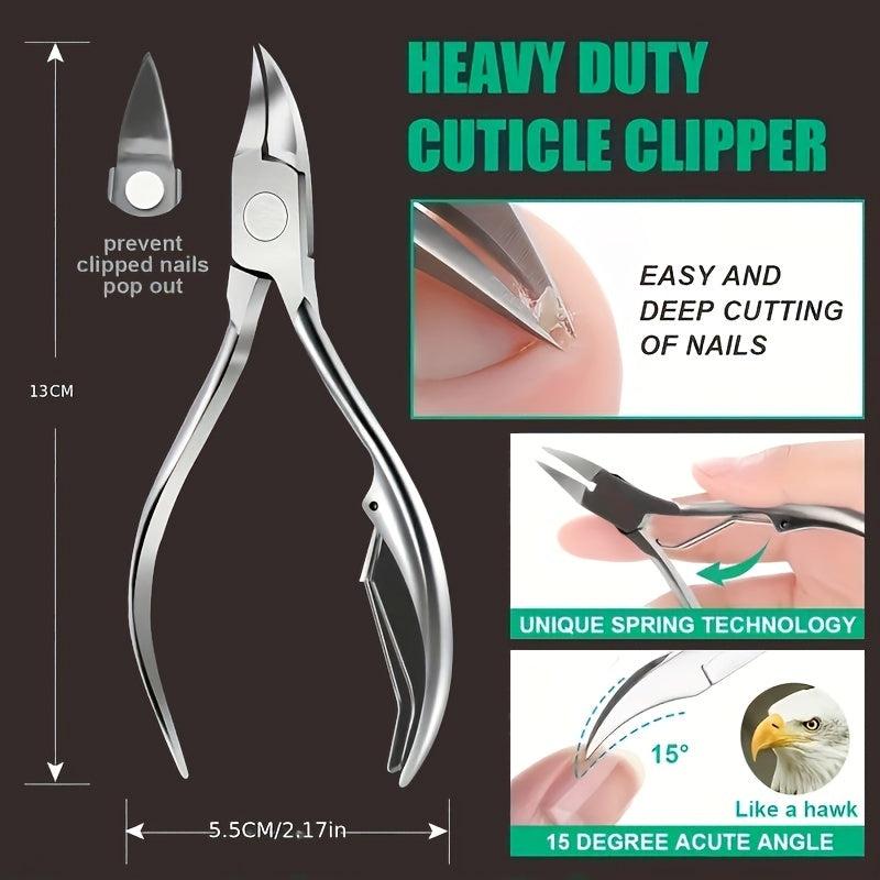 Stainless Steel Nail Art Tool Kit with Pliers and Nail Clippers