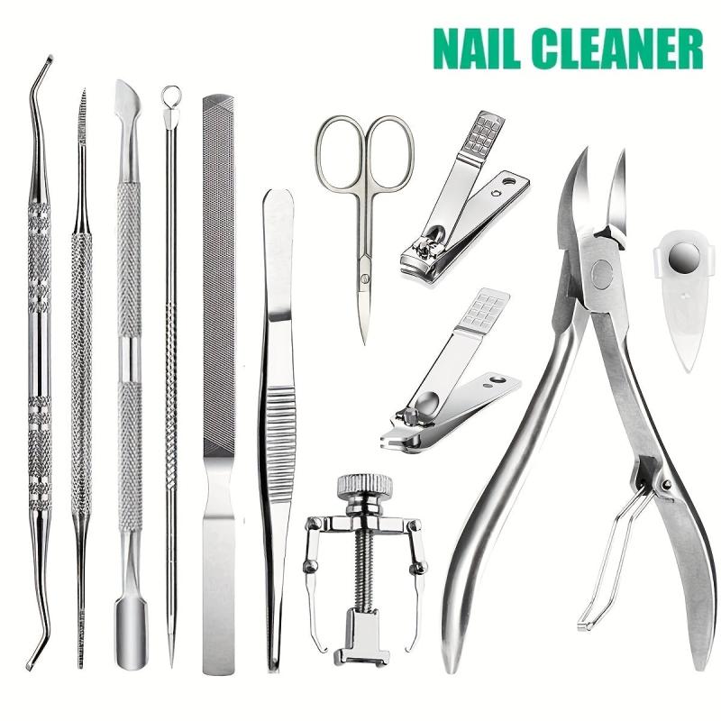 Stainless Steel Nail Art Tool Kit with Pliers and Nail Clippers