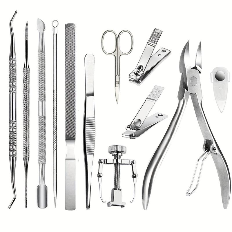 Stainless Steel Nail Art Tool Kit with Pliers and Nail Clippers