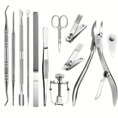 Stainless Steel Nail Art Tool Kit with Pliers and Nail Clippers