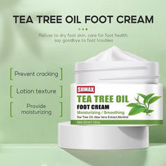 Tea Tree Smoothing Foot Cream for Cracked Feet