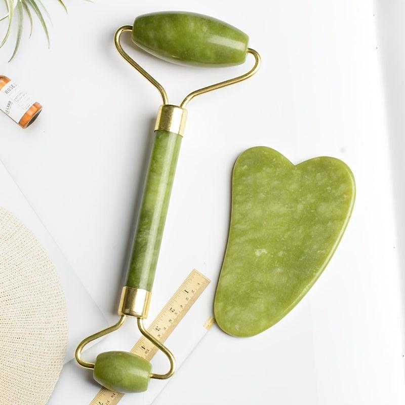 Jade Roller Massager for Face Eye Neck Aging Reduction