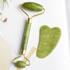 Jade Roller Massager for Face Eye Neck Aging Reduction
