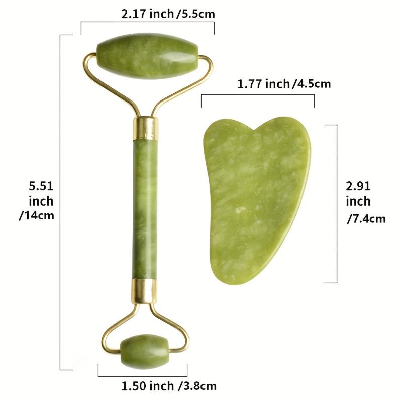 Jade Roller Massager for Face Eye Neck Aging Reduction