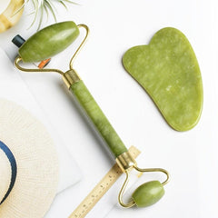 Jade Roller Massager for Face Eye Neck Aging Reduction