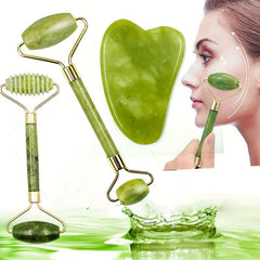 Jade Roller Massager for Face Eye Neck Aging Reduction