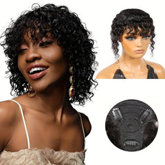 Deep Wave Hair Toppers for Women 100% Real Human Hair