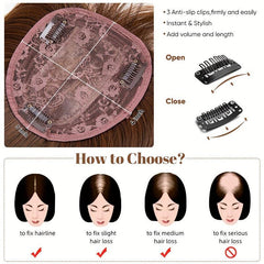 3D Bangs Repair Hair Piece for Women