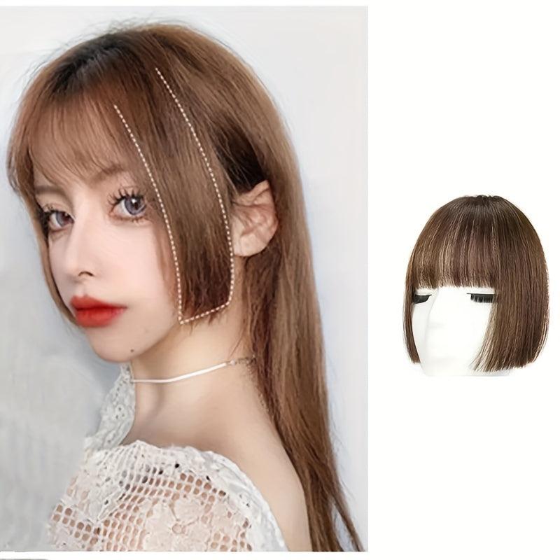 Synthetic Straight Natural Fringe Princess Cut Bangs Clip In Hair Extensions