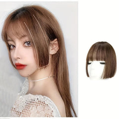 Synthetic Straight Natural Fringe Princess Cut Bangs Clip In Hair Extensions