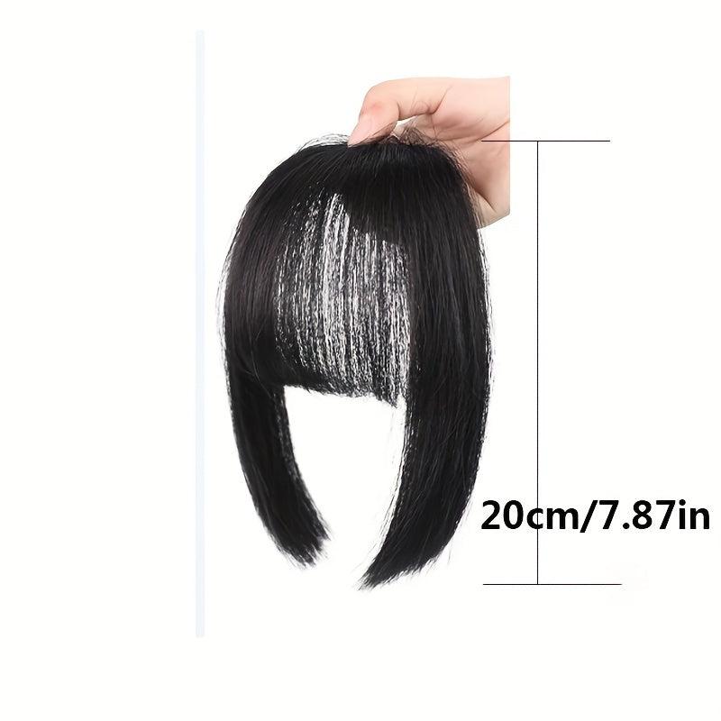 Synthetic Straight Natural Fringe Princess Cut Bangs Clip In Hair Extensions