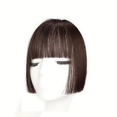 Synthetic Straight Natural Fringe Princess Cut Bangs Clip In Hair Extensions
