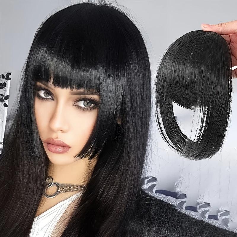 Synthetic Straight Natural Fringe Princess Cut Bangs Clip In Hair Extensions