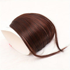 Synthetic Clip In Air Bangs With Temples For Women Girls
